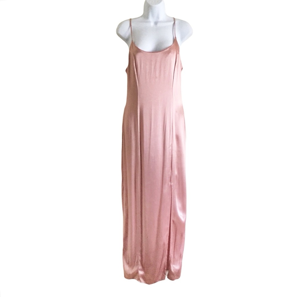 Vintage 90’s Pandora Satin Maxi Slip Dress Size Medium